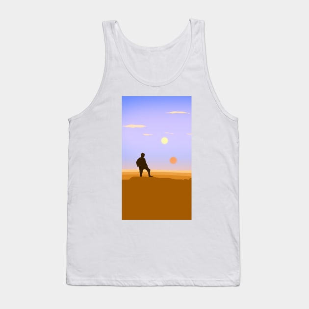 A New Hope Tank Top by RezhaHardrocker